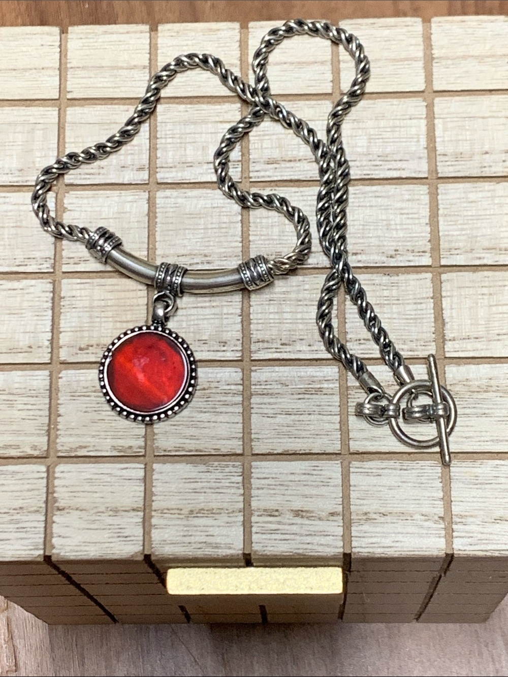 Vintage Sterling Necklace - Picture 2 of 8